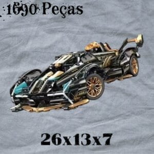 Carro de Corrida -1690 Peças