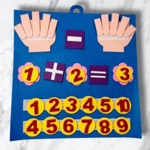 Quadro Matemática Feltro