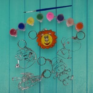 Kit Pintura Chaveiro Acrílico